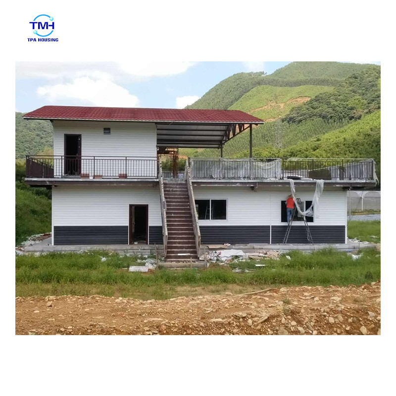 맞춤형 크기의 가벼운 철강 빌라를위한 현대화된 디자인 철강 구조 주택